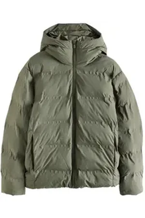 Next Wintermantel Wasserabweisender Puffermantel mit Kapuze (1-tlg) grün 2XL Reg