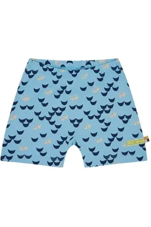 loud + proud Shorts mit Druck Biobaumwolle blau 86/92