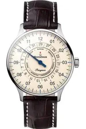 MeisterSinger Automatikuhr Pangea Day Date Einzeiger Automatikuhr, Klassisch schlicht