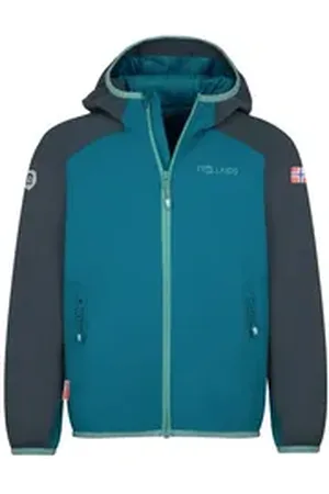 TROLLKIDS Outdoorjacke Halsafjord Ultraleicht blau 176