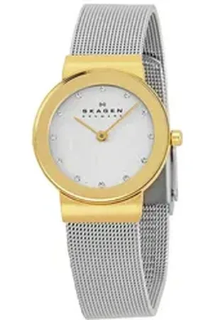 Skagen Quarzuhr Damenuhr 358SGSCD Ø 26 mm Edelstahl Armbanduhr