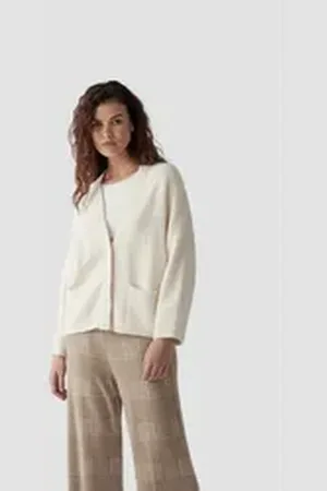 Le Comte Strickjacke Strickjacke für stilvolle Layering-Looks beige 40