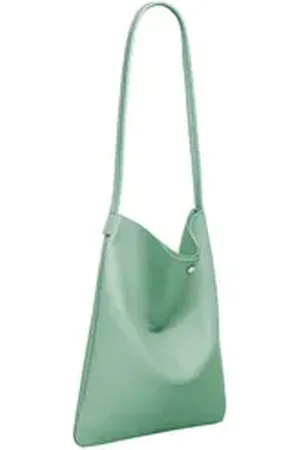 CASPAR Schultertasche Mittelgroßer Leder Shopper Damen Tasche - CLASSIC LINE - Modell No.822, Casual, leicht & unempfindlich - 100% Echtleder - Handmade in Italy