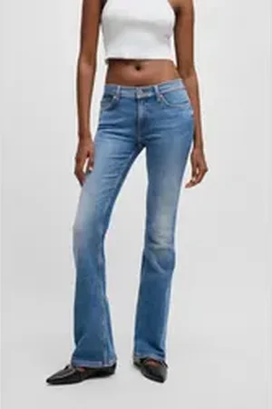 HUGO BOSS Blue Bootcut-Jeans Getti_B Ausgestelltes Bein, elastisches Denim blau 31