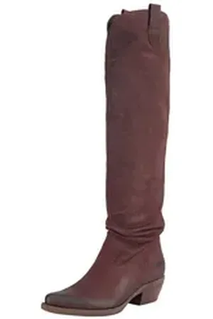 Felmini Stiefel Leder Bikerboots beige 40 EU