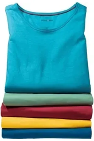 Otto Kern Tanktop (Packung, 5er-Pack) formstabile, farbsatte Qualität, aus 100% Baumwolle bunt M