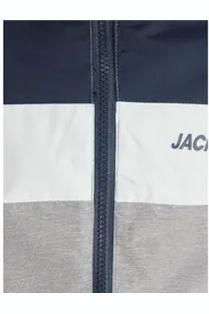 JACK & JONES Junior Kurzjacke Rush (1-St) blau|grau 140