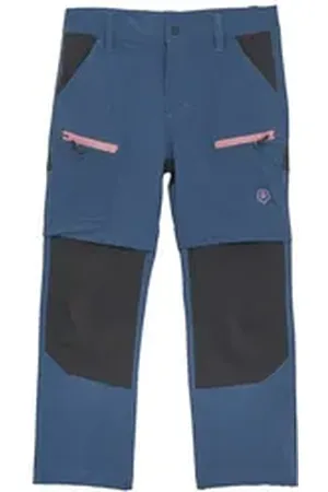 Color Kids Zip-off-Hose COPants Stretch W. Zip Off blau 164