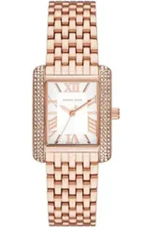 Michael Kors Quarzuhr MK4743 Damen-Uhr Emery Analog Quarz mit Edelstahl-Armband Roségold