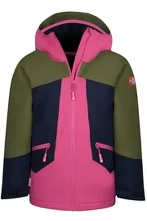 TROLLKIDS Skijacke Rauland Wasserdicht Atmungsaktiv rosa 164