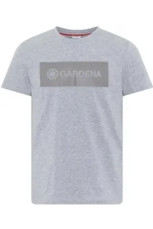 Gardena T-Shirt mit Labelprint (1, 1-tlg) grau XL