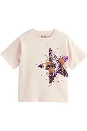 Next Paillettenshirt T-Shirt mit Paillettenstern (1-tlg) rosa 176 (16 J.)