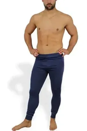 Normani Thermounterhose Herren Coolmax Thermo-Unterhose blau L