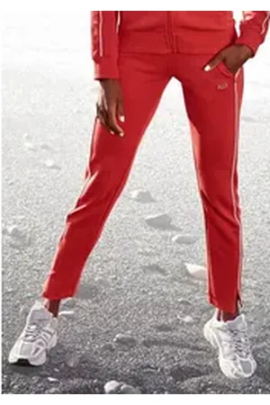 H.I.S H.I.S Sweathose mit Reißverschluss am Beinsaum, Loungeanzug rot 36/38
