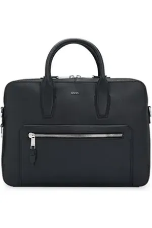 HUGO BOSS Businesstasche S Document Case, aus echtem Rindsleder schwarz