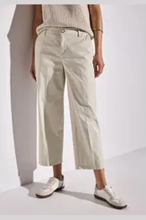 Street one Chinohose mit elastischem Bund hinten beige 34