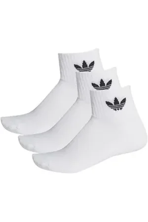 adidas Originals Freizeitsocken Originals Mid Ankle Socken Weiß Baumwolle schwarz|weiß S