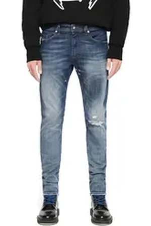 Diesel Skinny-fit-Jeans Thommer 084TW Herren Jeans Regular Slim Skinny blau W28