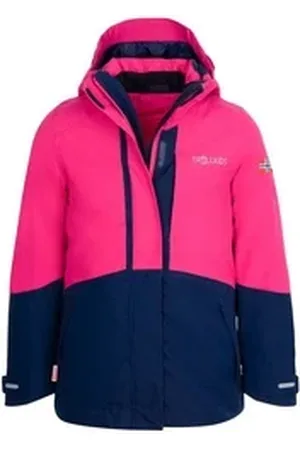 TROLLKIDS 3-in-1-Funktionsjacke Skanden Wasserdicht blau 176