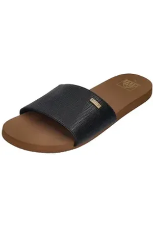 Reef Bliss Night Slide für Damen Badeschuh schwarz