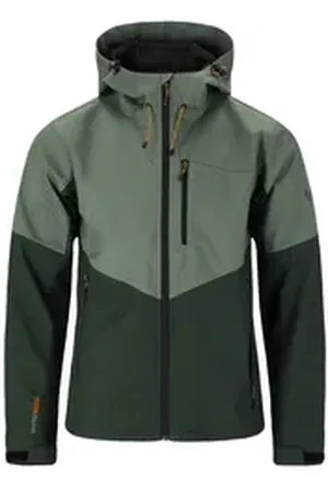 Whistler Softshelljacke RODNEY mit wind- und wasserdichter Membran grau|grün S