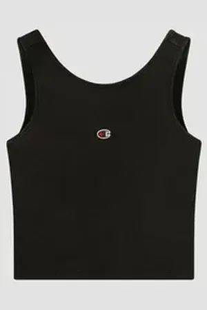 Champion Tanktop ICONS WASH Crop Tank schwarz L (42/44)