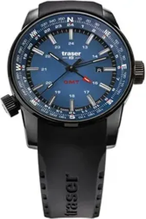Traser Quarzuhr H3 109743 P68 Pathfinder GMT Herrenuhr 46mm 10ATM H3 109743 P68 Pathfinder GMT Herrenuhr 46mm 10ATM