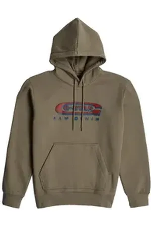 G-Star Sweatshirt Herren Sweatshirt Baumwolle Old Skool Logo grün L