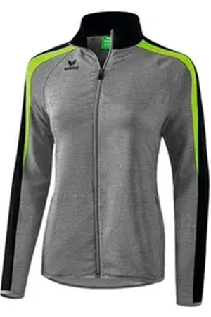 Erima Trainingsjacke Liga 2.0 Präsi-Jacke Damen Bequem grau|schwarz 40