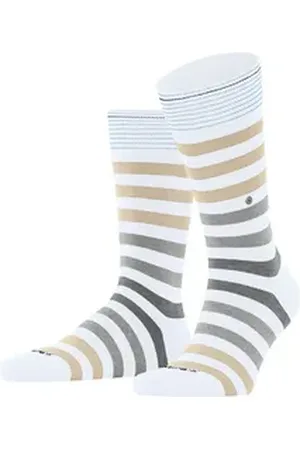 Burlington Socken Blackpool (1-Paar) mit Bio-Baumwolle weiß
