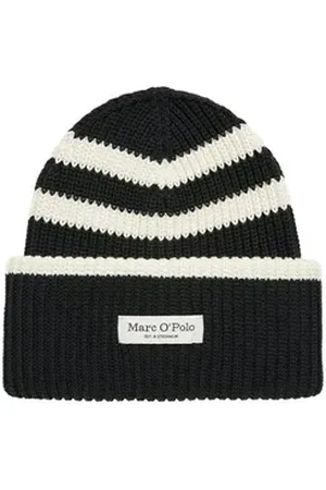 Marc O’ Polo Beanie aus Bio-Baumwolle blau