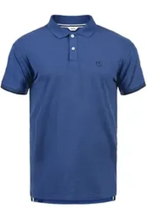 Solid Poloshirt SDBenjaminPolo Polo mit verlängerter Rückenpartie blau XL