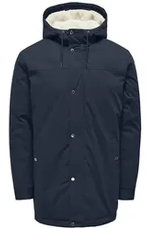 Only & Sons Parka Jacke ALEXANDER Parka (1-St) blau XL