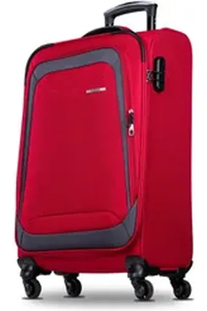 Nowi Trolley Koffer Weichschalenkoffer mit Rollen & Zahlenschloss - M-L-XL SET rot 64 cm