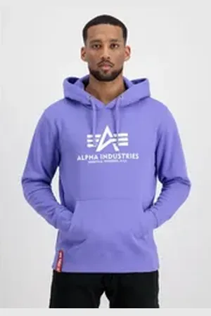 Alpha Industries Hoodie Men - Hoodies Basic Hoodie lila 2 XL