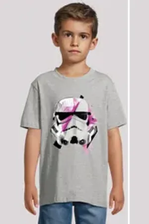 F4NT4STIC T-Shirt Star Wars Stormtrooper Sketch Premium Qualität grau 146/152
