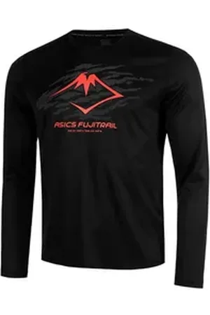 Asics Longsleeve Fujitrail Logo Longsleeve schwarz L