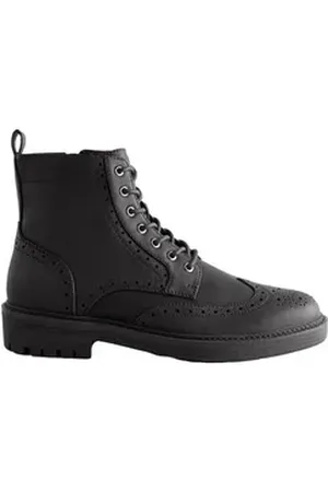 Next Brogue-Schnürstiefel Schnürstiefelette (1-tlg) schwarz 47 EU