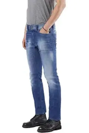 Diesel Skinny-fit-Jeans Thavar 0855G_Stretch Herren Jeans Hose Slim Skinny blau