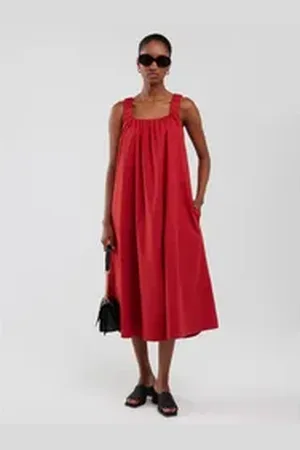 Big Star Shirtkleid RUENA rot L