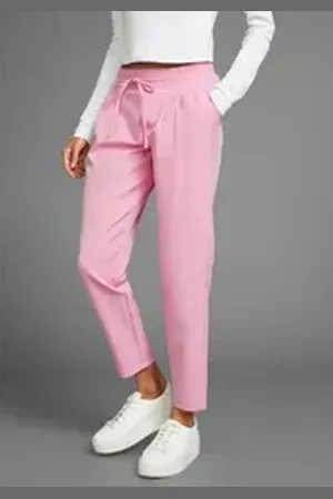Laura Scott Jogger Pants mit Elastikbund lila|rosa 40