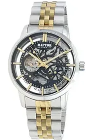 Raptor Quarzuhr RA20407 Skelett-Herrenuhr, Automatik, Edelstahl, versch. Farben