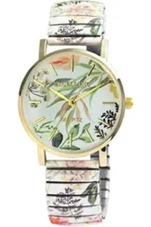 Excellanc Quarzuhr 1700060 Edelstahlzugband, D 36 mm. mit Muster