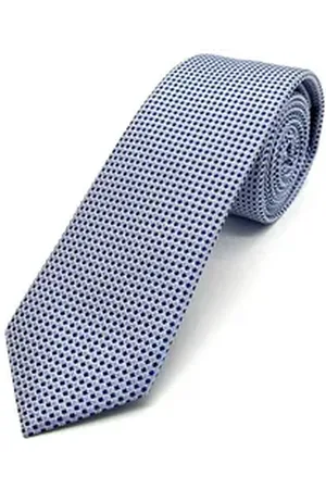 Seidenfalter Krawatte KRAWATTE MICRO 6CM silberfarben