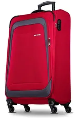 Nowi Trolley Koffer Weichschalenkoffer mit Rollen & Zahlenschloss - M-L-XL SET rot 75 cm