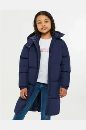 Threadgirls Kurzmantel THB Longline Puffer Jacket Nasma (1-tlg) im tollen Design blau 5-6 yrs