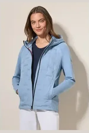 CECIL Kurzjacke mit Kapuze blau XL (44)