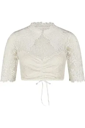 Nina Von C. Dirndlbluse Spitzen Dirndlbluse 