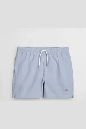GANT Badeshorts 922516001 Herren Seersucker Badeshorts aus recyceltem Polyester L