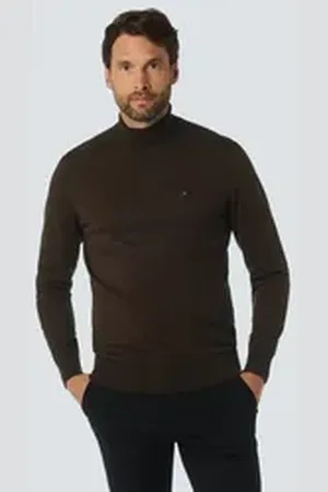 No Excess Rollkragenpullover Rollkragenpullover braun M